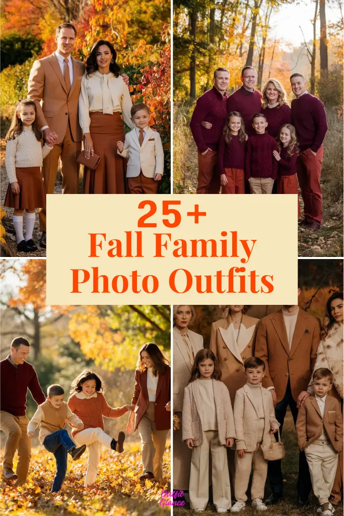 25+ Fall Family Photo Outfits