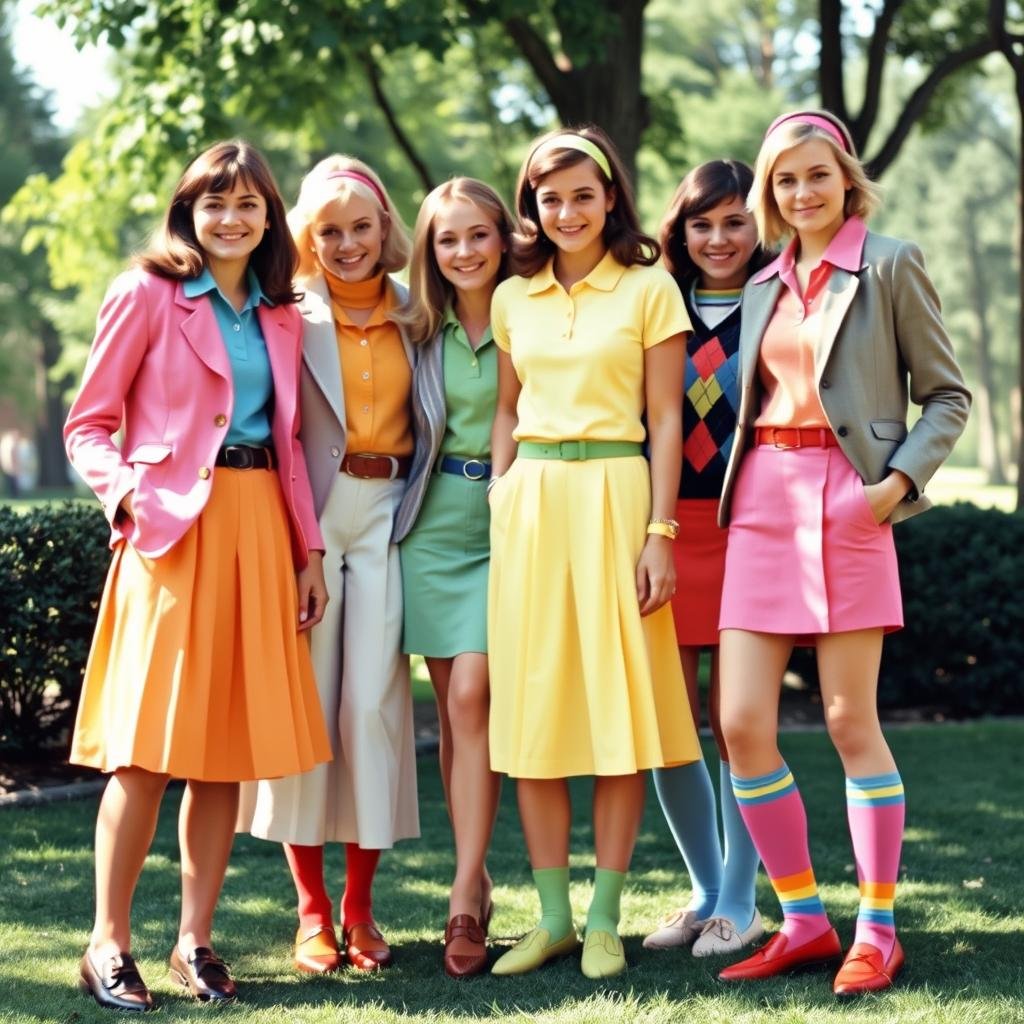 80s preppy fashion