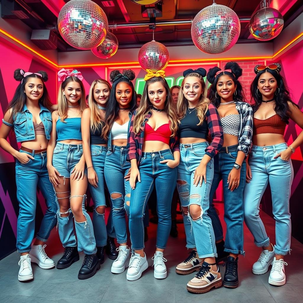 90s theme party outfit ideas for females