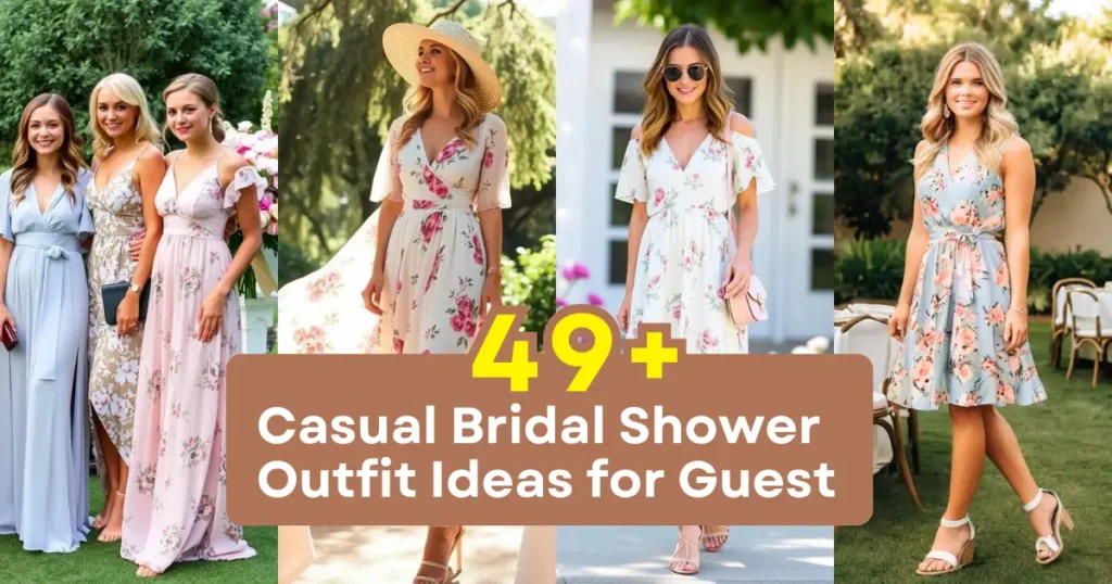 Casual Bridal Shower Outfit Ideas for Guest