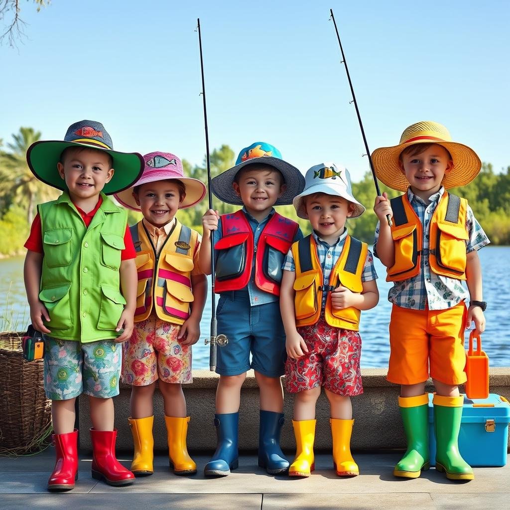 Kids' fishing outfits Ideas Kids' fishing outfits Ideas
