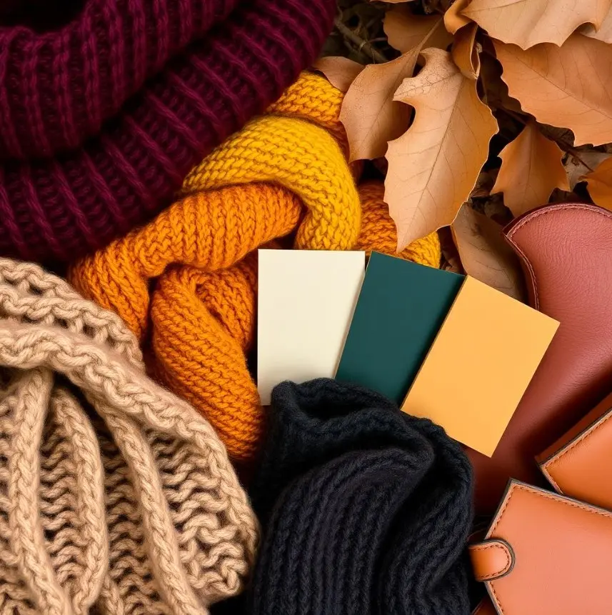 Fall Color Palettes and Textures