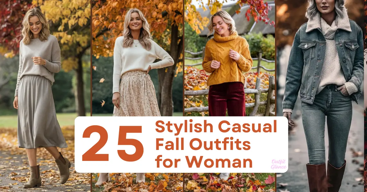 25 Stylish Casual Fall Outfits for Woman Autumn Looks Outfit Glance — free download