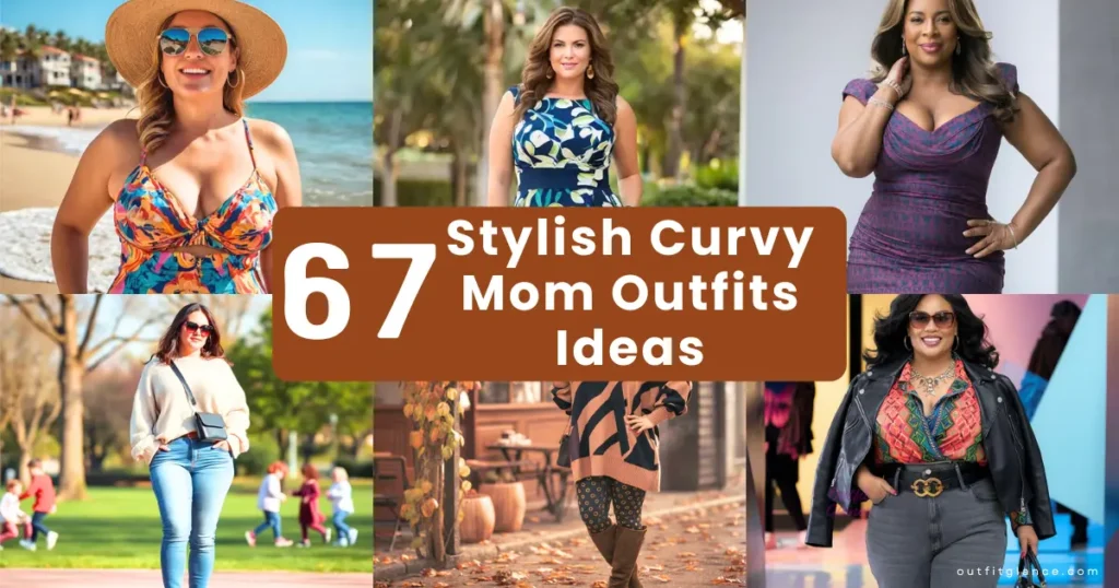 Stylish Curvy Mom Outfits Ideas