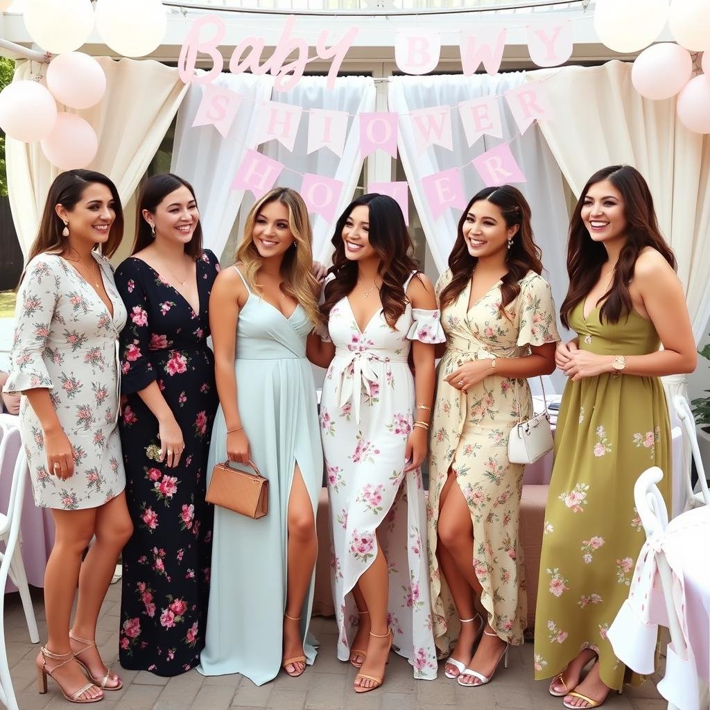 baby shower guest style