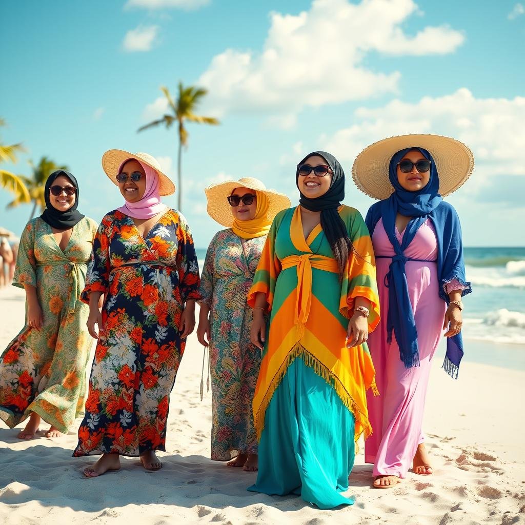 beach outfit for women hijab