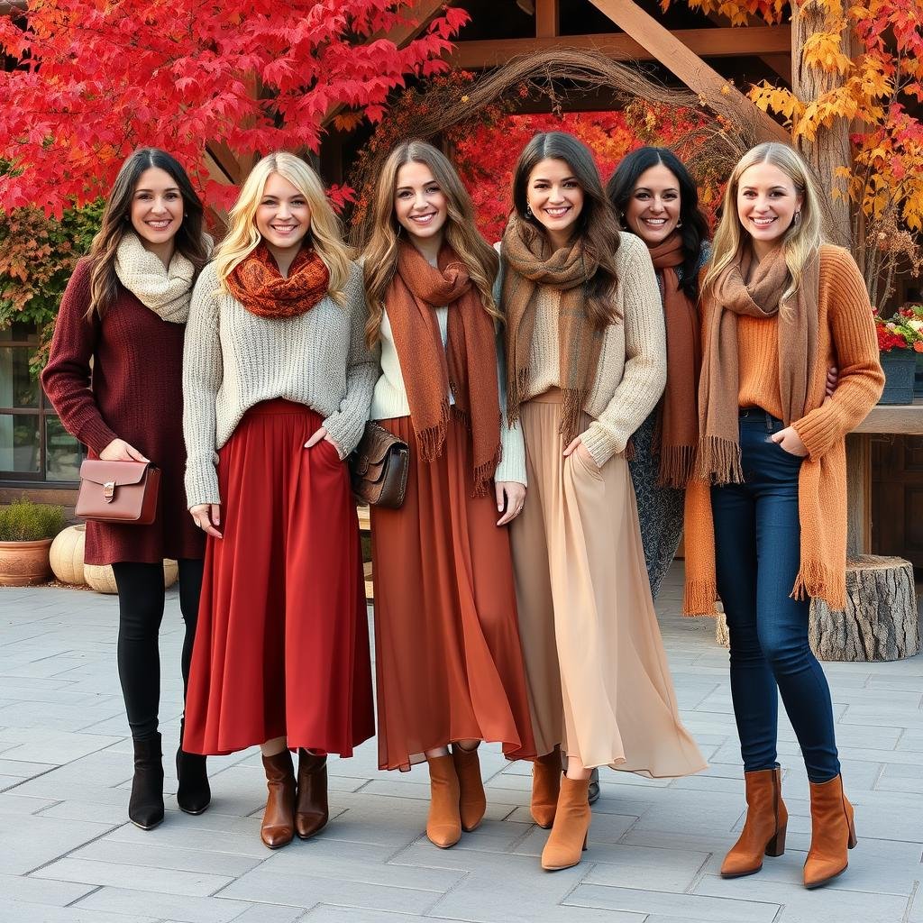 casual fall wedding guest ensembles