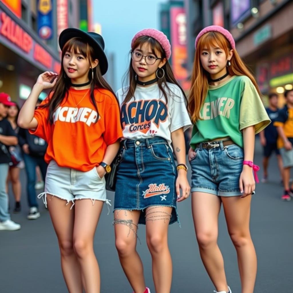 casual k-pop outfits for teen girls