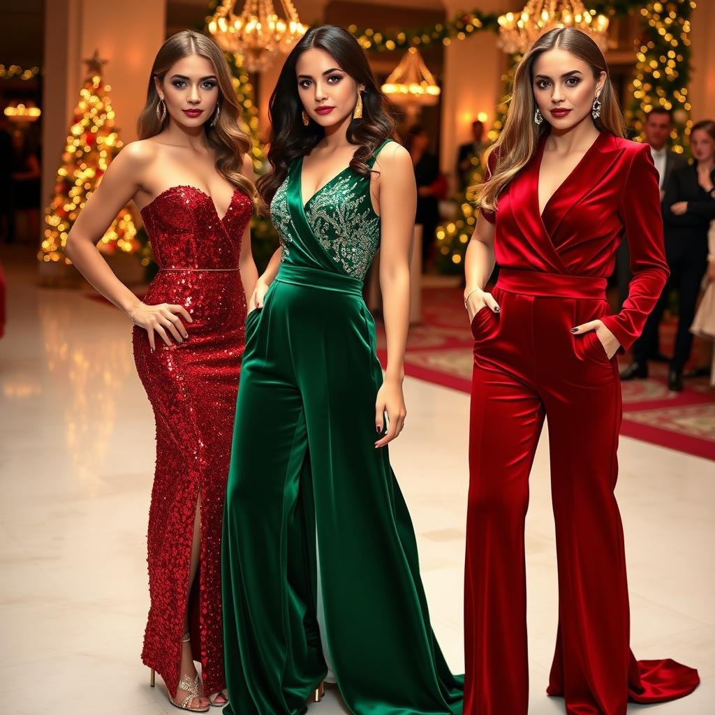 chic christmas party styles