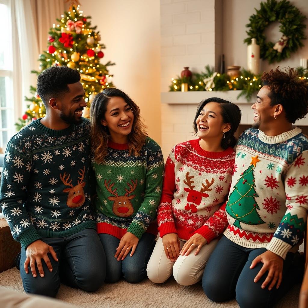 christmas sweater ideas for families