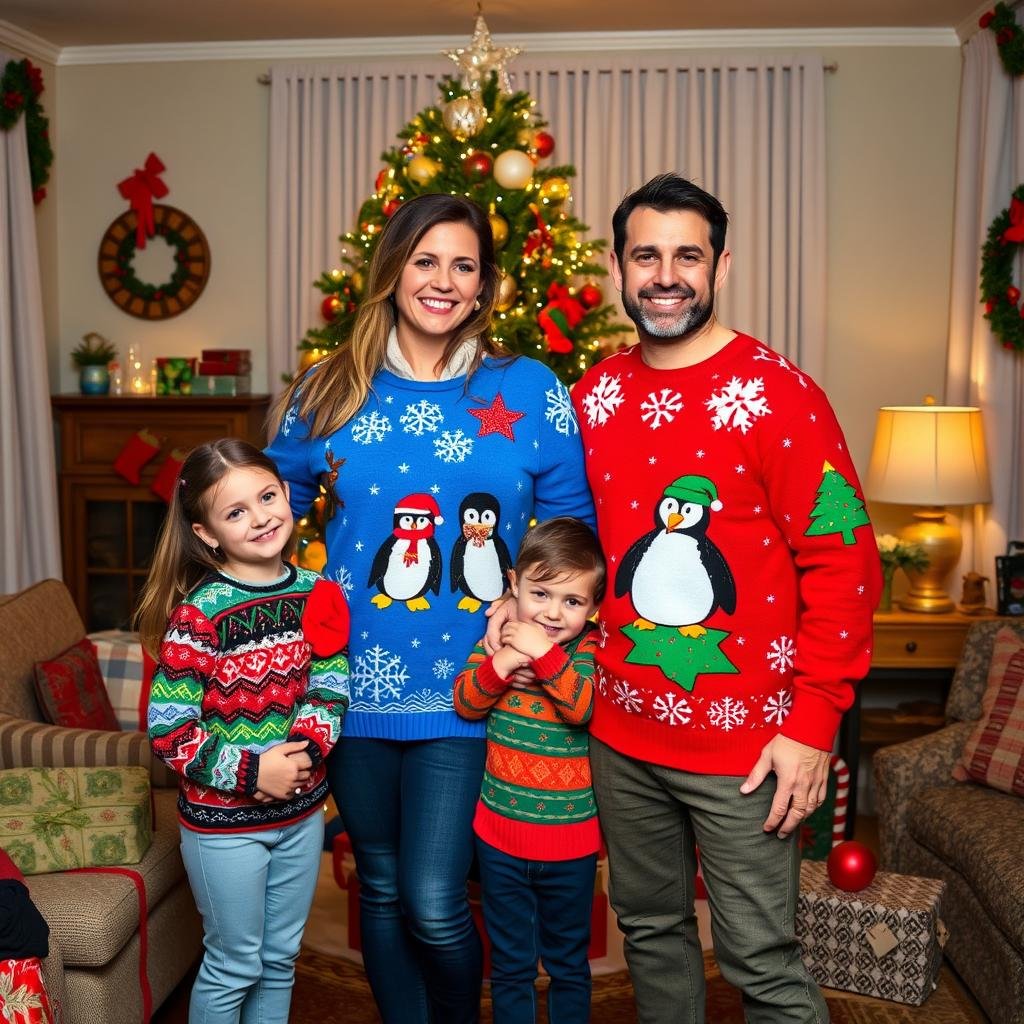 christmas ugly sweater outfit ideas