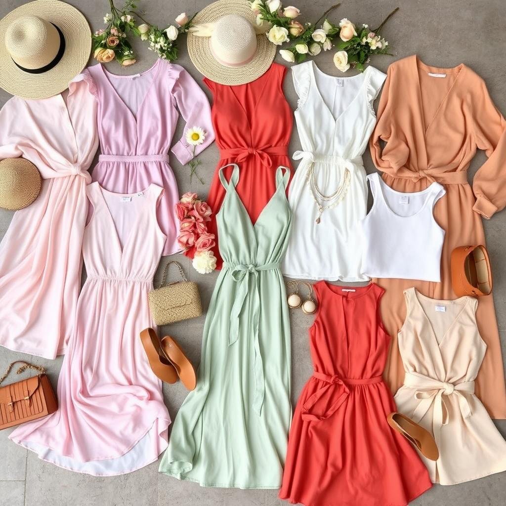 color ideas for casual bridal shower outfits