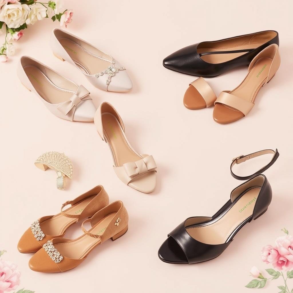 comfortable shoes for bridal showers