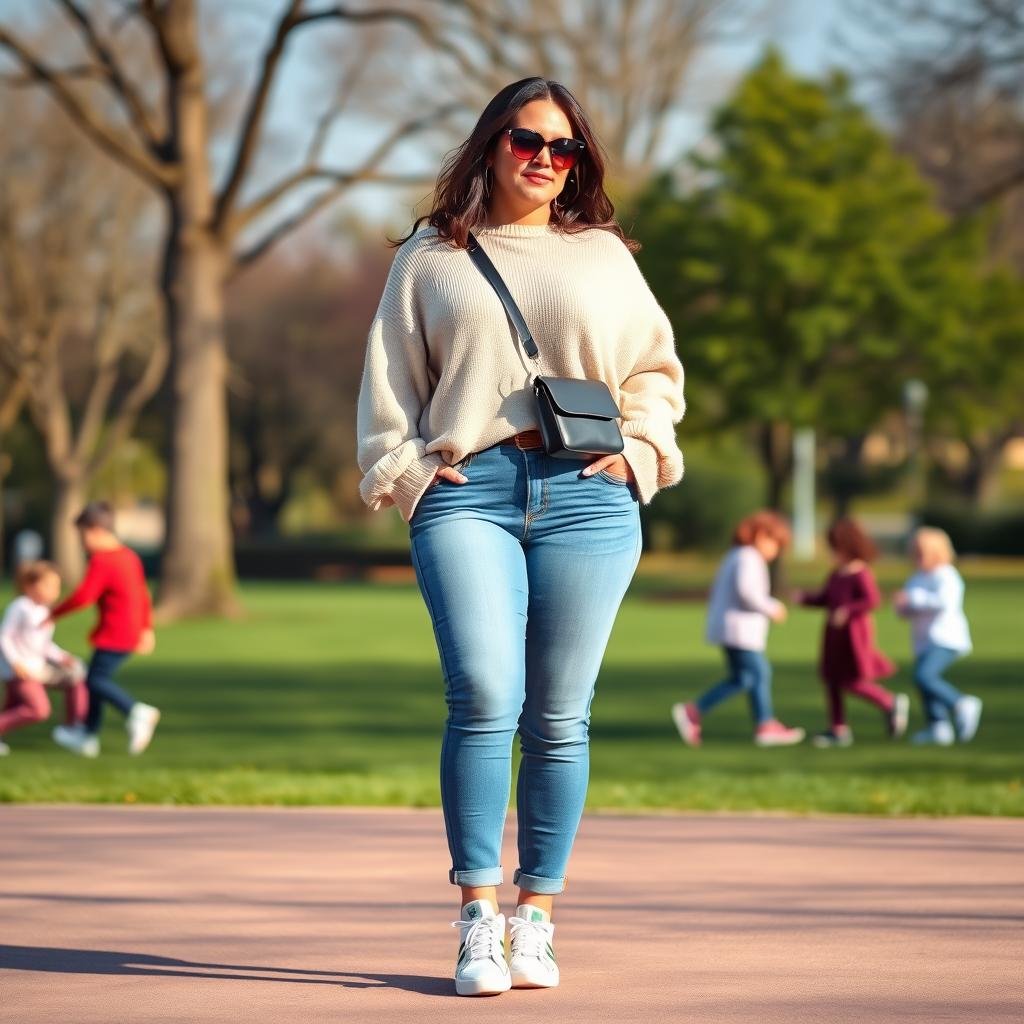 comfortable yet fashionable mom looks