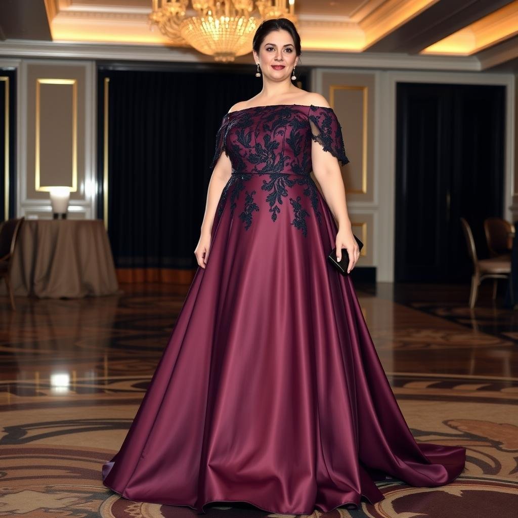 curvy formal wear