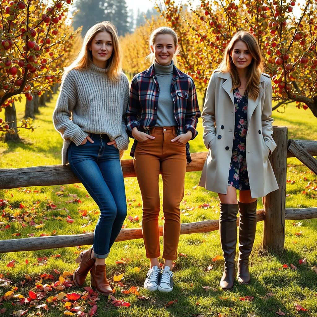 cute fall outfits for apple picking