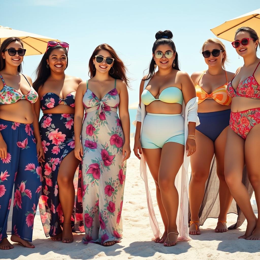 cute summer outfits for chubby ladies