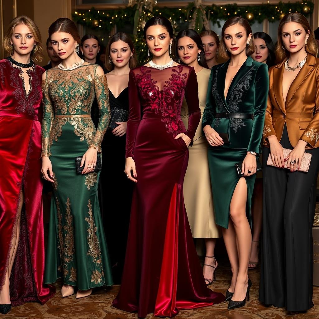 elegant holiday looks