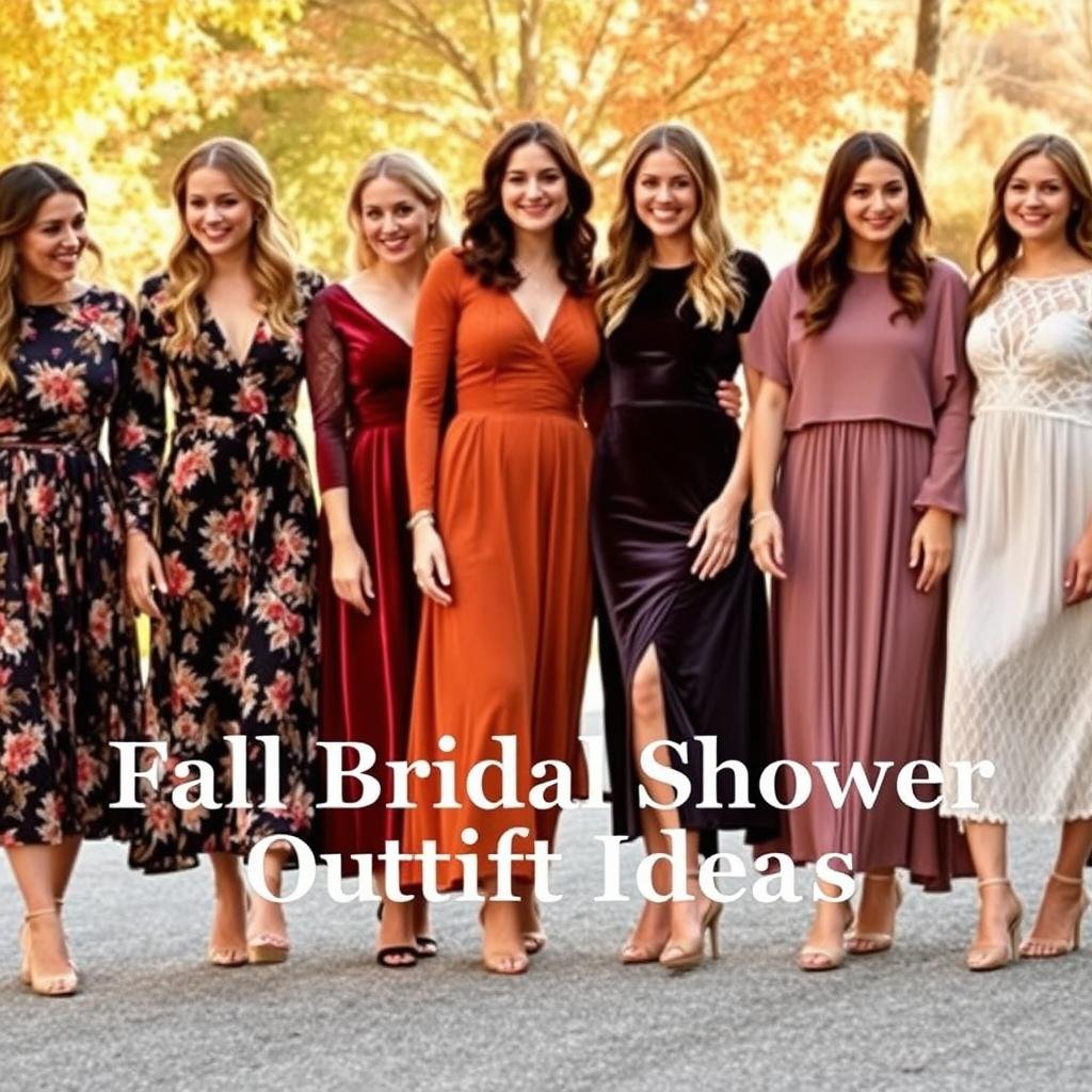 fall bridal shower guest dresses