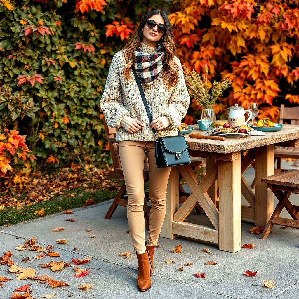 fall brunch ensemble