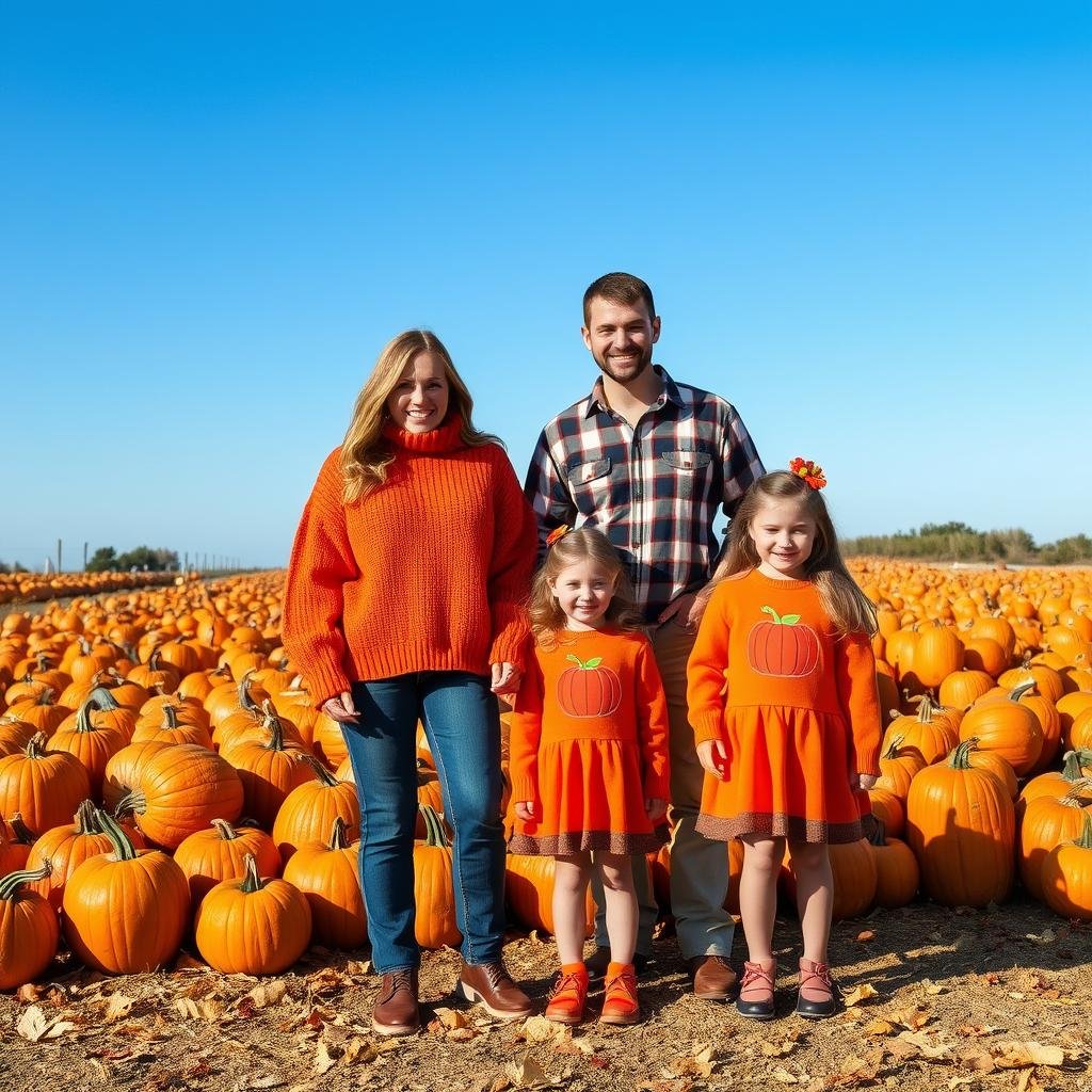 family pumpkin patch outfits