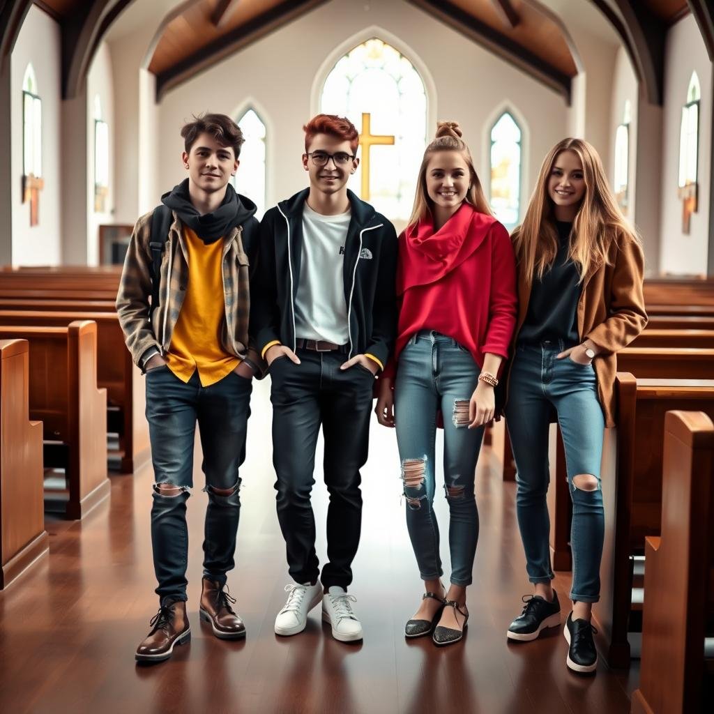 fashionable church looks for teens