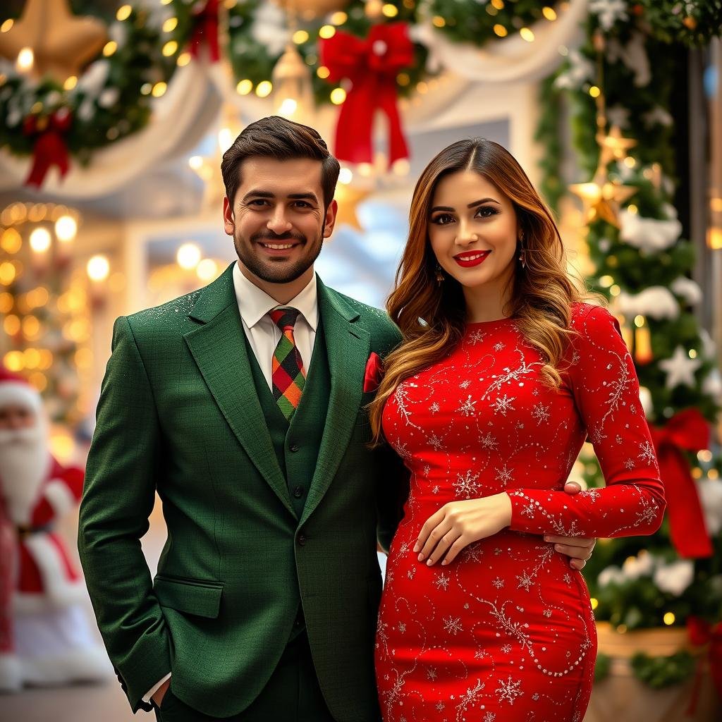 festive couples fashion