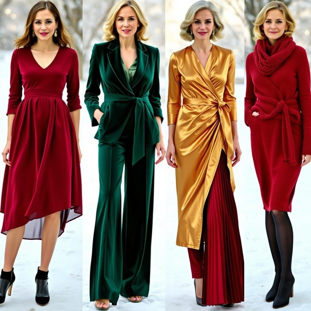 flattering christmas eve outfits for body types