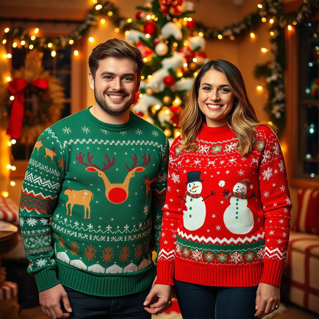 fun holiday outfits for couples