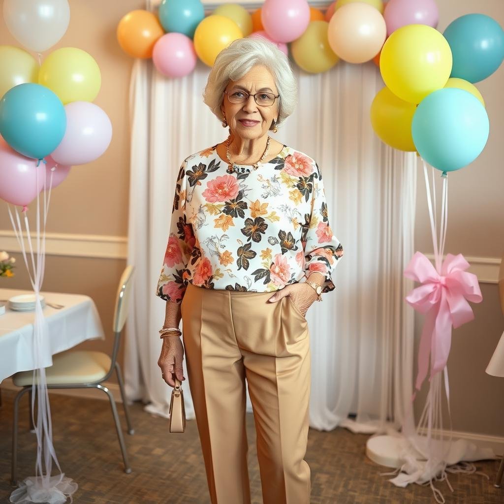 grandma baby shower fashion