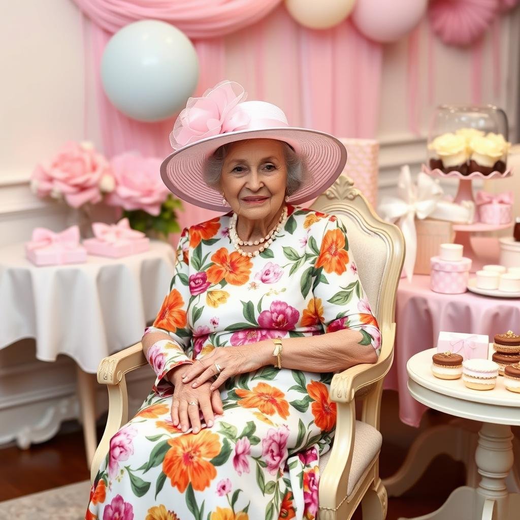 grandma baby shower fashion