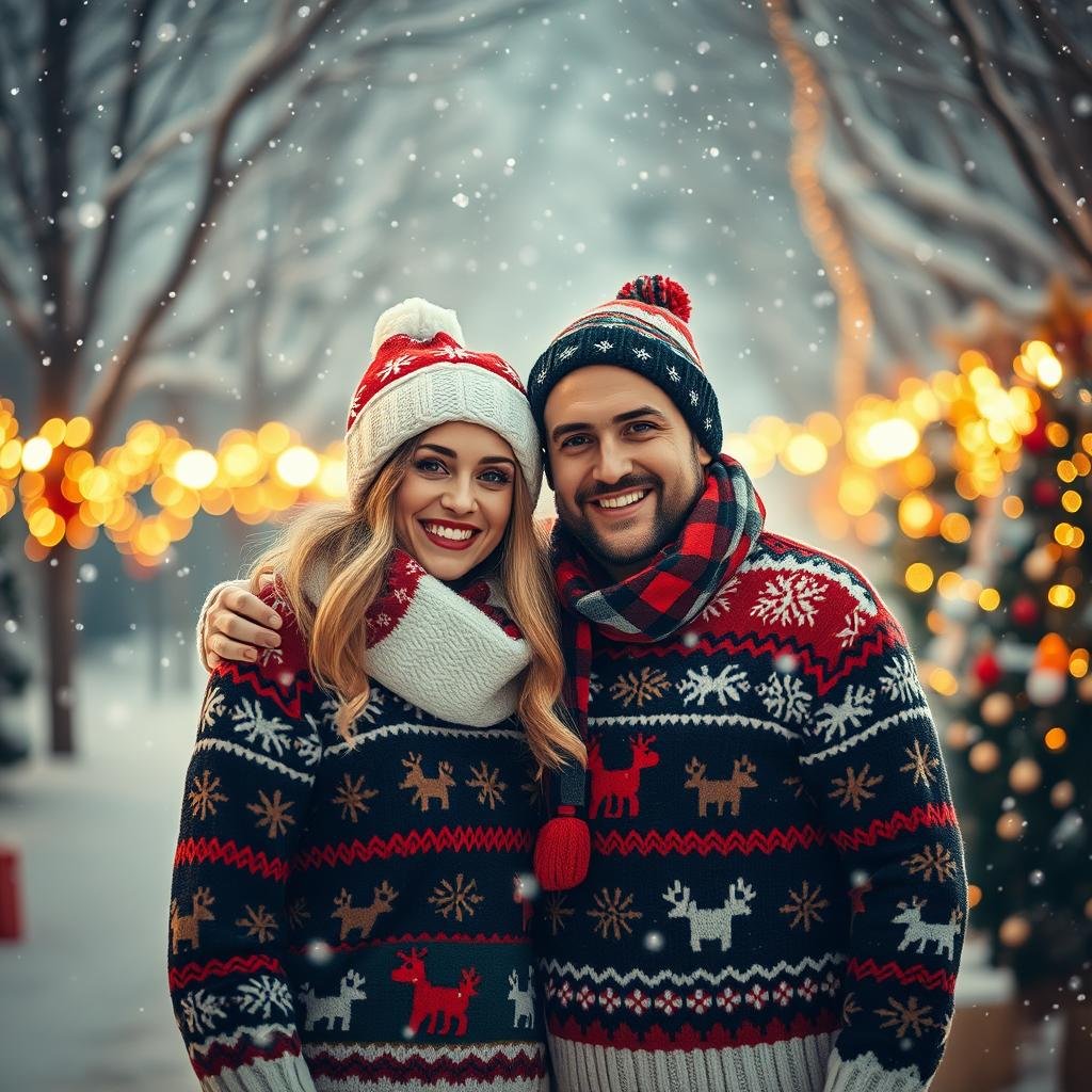 holiday couple fashion