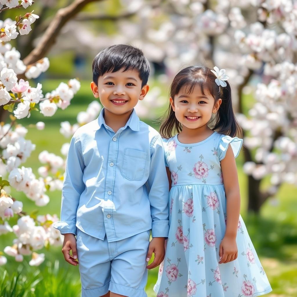 matching brother and sister spring outfits