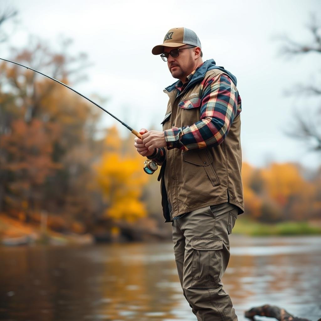 mens fall fishing apparel