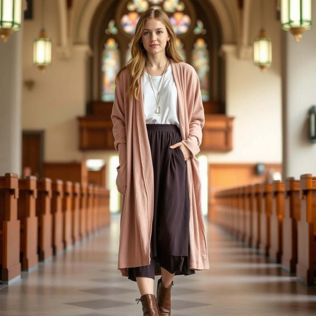 modest layering pieces for church