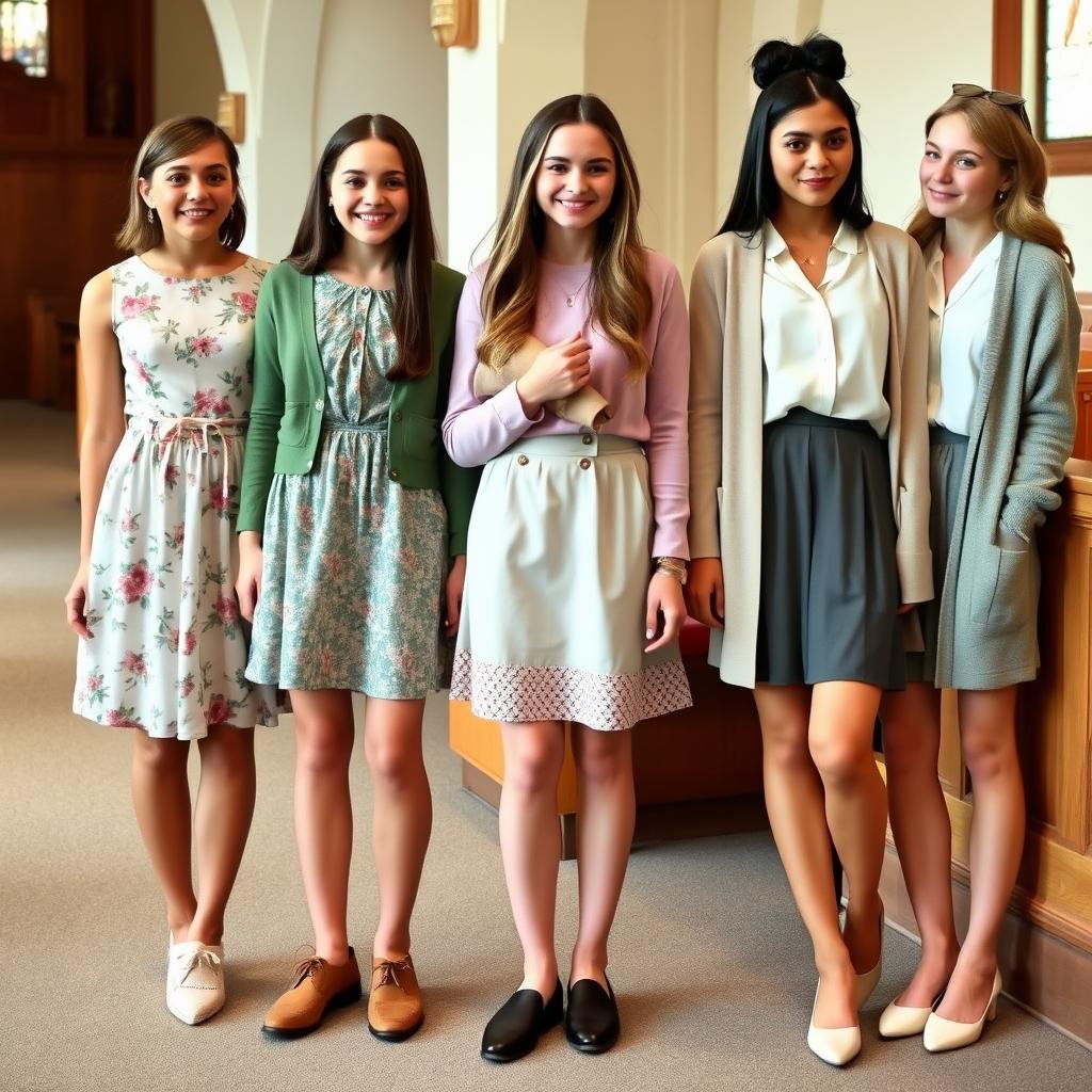 modest teen church outfits