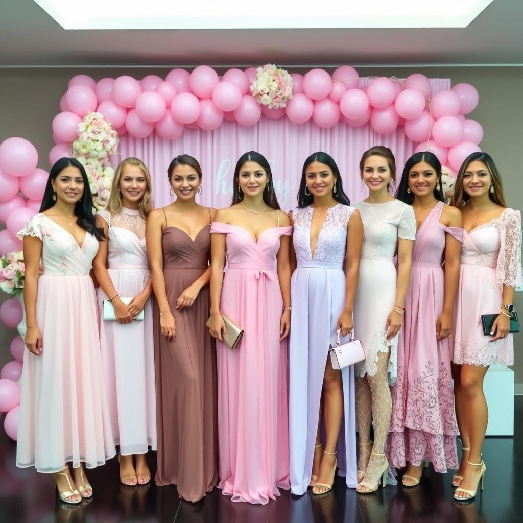 pink baby shower outfits for guests