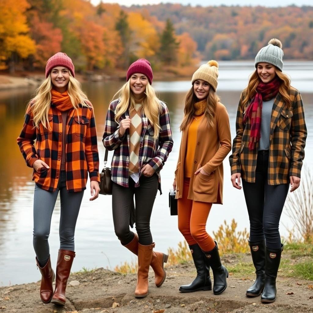 women's fall fishing attire