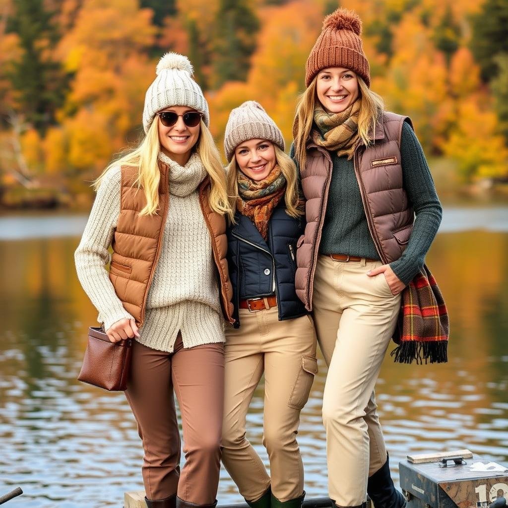 women's fall fishing ensembles