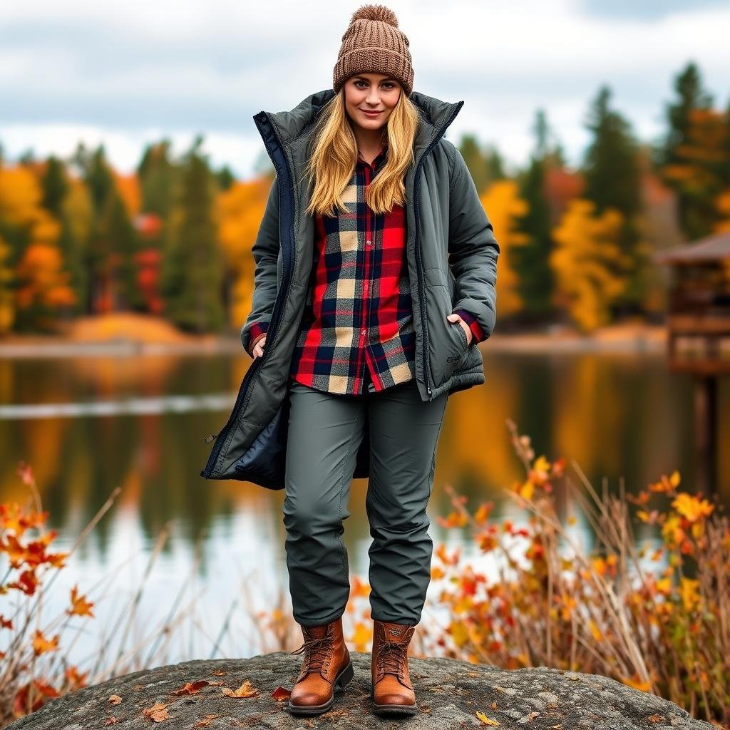 women's fishing outerwear for autumn