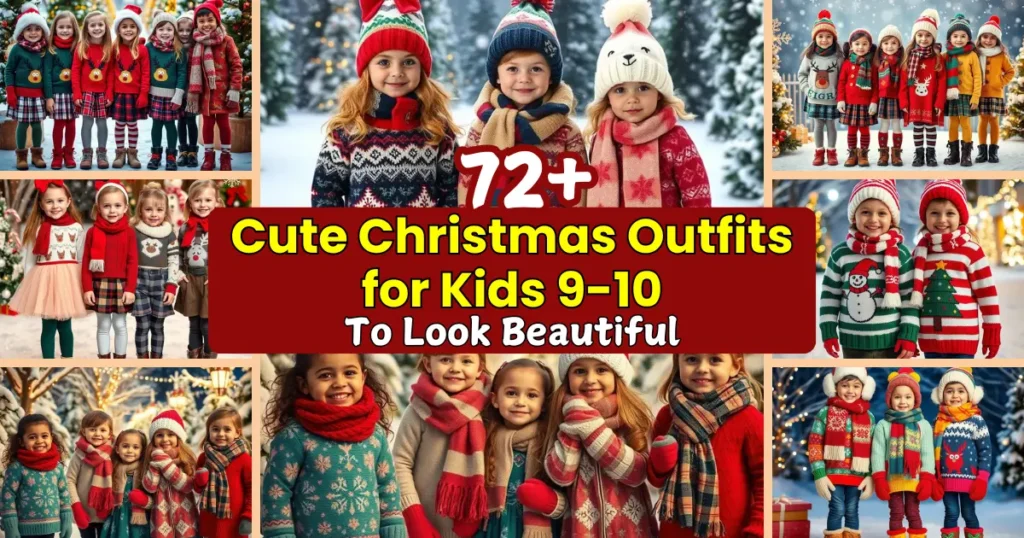 Cute Christmas Outfits for Kids 9-10