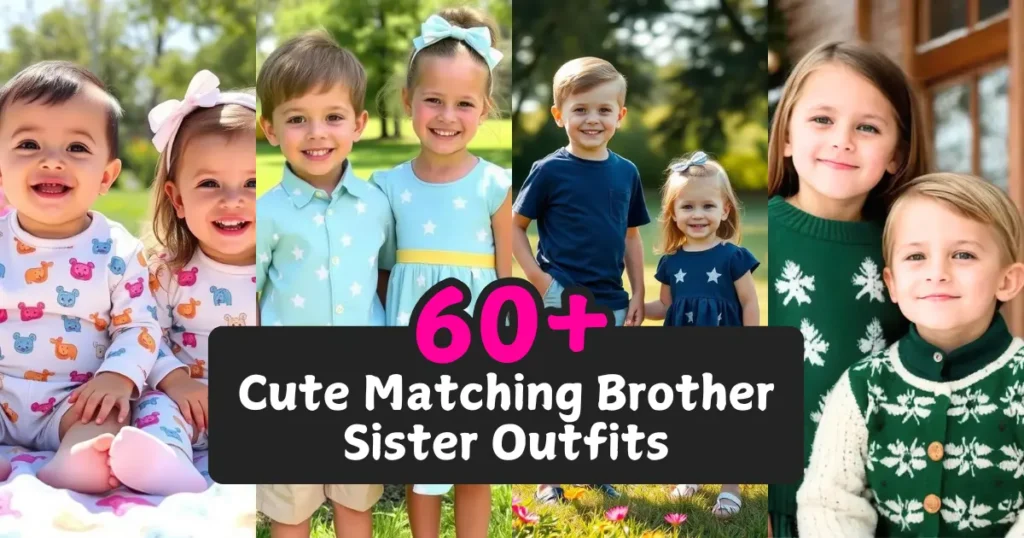 Cute Matching Brother Sister Outfits