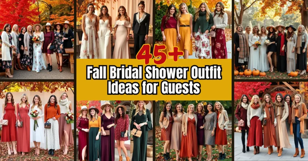 Fall Bridal Shower Outfit Ideas for Guests