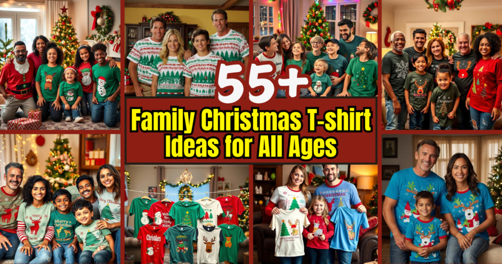 Family Christmas T-shirt Ideas for All Ages