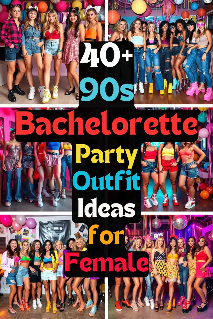 40+ 90s Bachelorette Party Outfit Ideas for Female