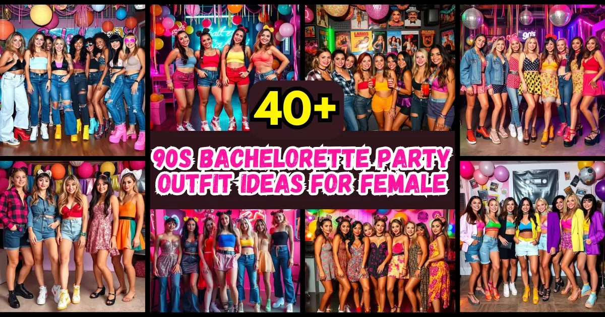 90s Bachelorette Party Outfit Ideas