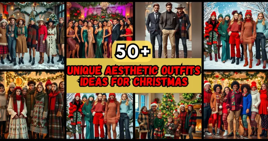 Unique Aesthetic Outfits Ideas for Christmas