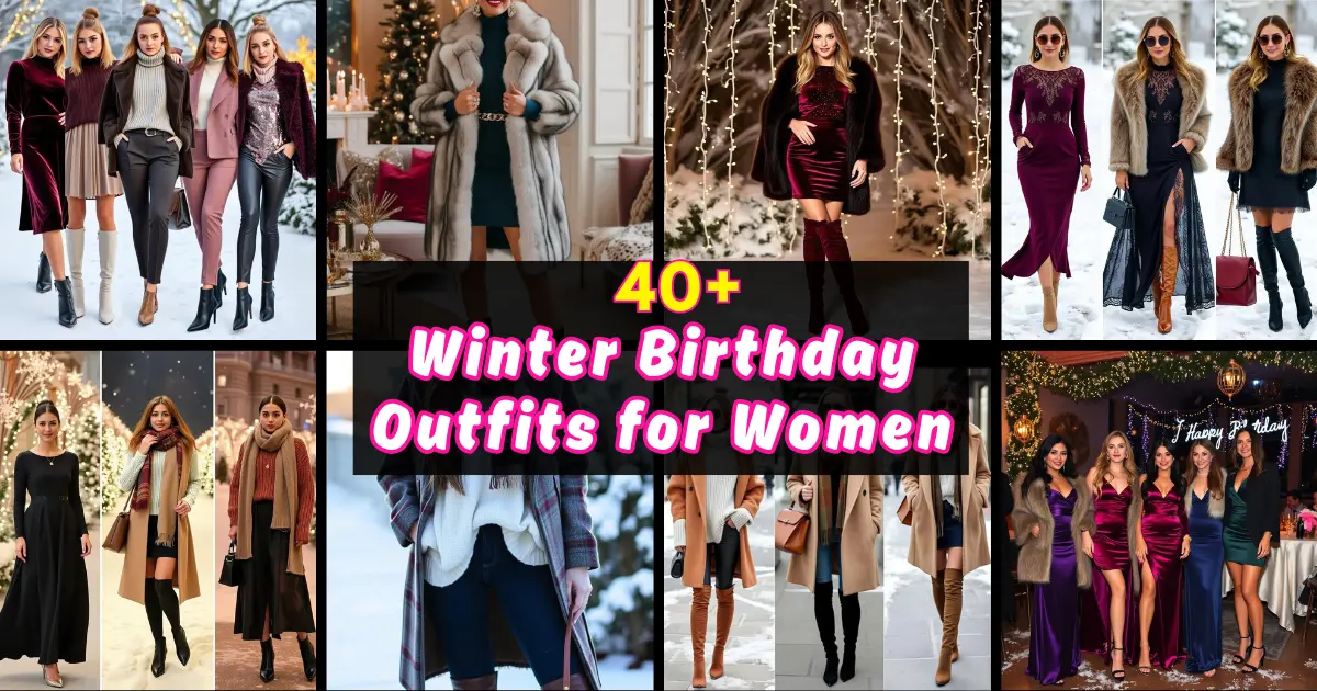 Winter Birthday Outfits for Women