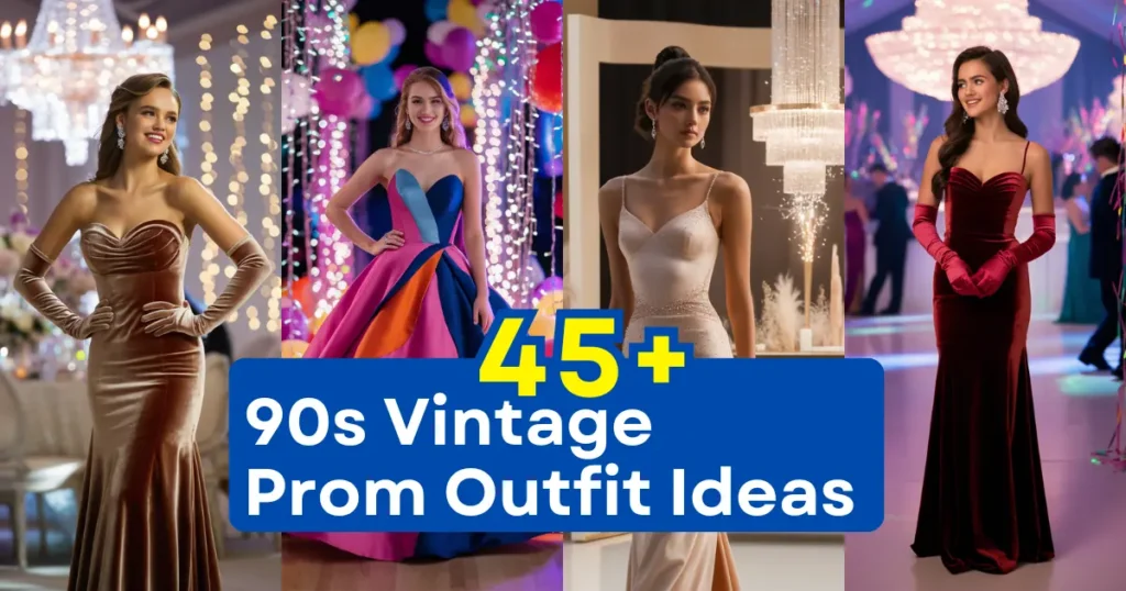90s Vintage Prom Outfit Ideas