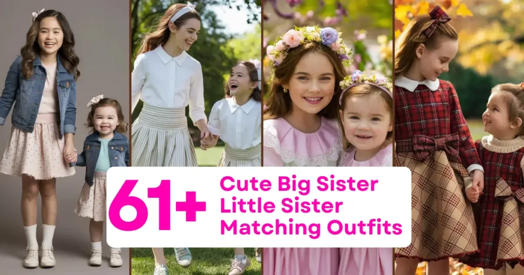 Cute Big Sister Little Sister Matching Outfits